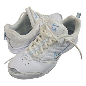 Nike "Womens Walking" White and Blue Sneakers